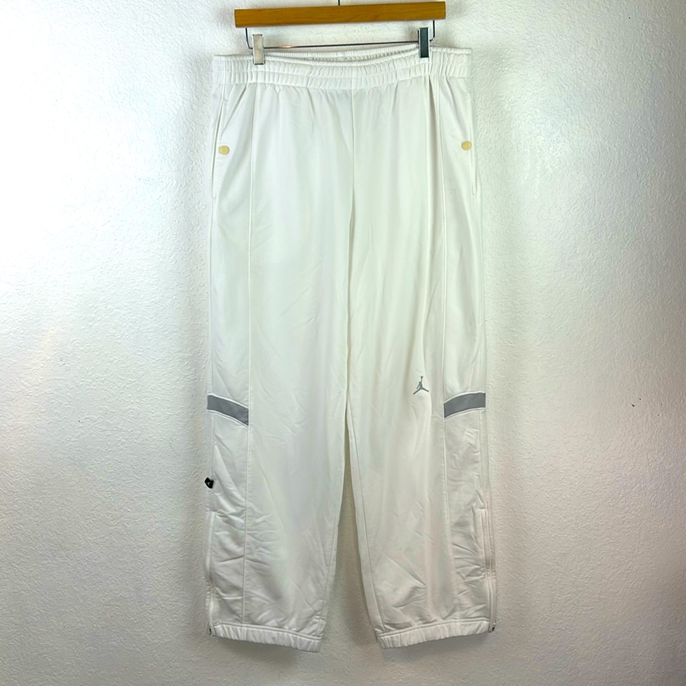 Jordan Jump-man Nike White Basketball Pants Size large